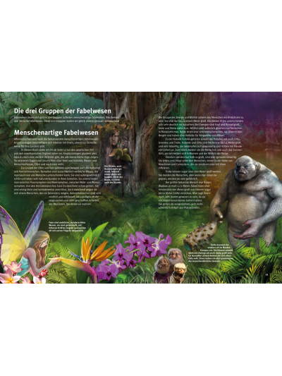 Entdecke die Fabelwesen - Kinderbuch Sachbuch - Beispielseite01